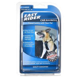 Coastal Pet Easy Rider Car Harness - Black (size: Large (Girth Size 24"-38"))