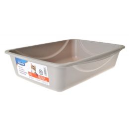 Petmate Litter Pan - Gray (size: Medium (16"L x 12"W x 4"H))