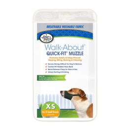 Four Paws Quick Fit Muzzle (size: Siize 1 - Fits 5" Snout)