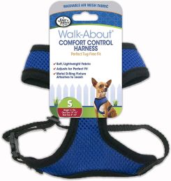 Four Paws Comfort Control Harness - Blue (size: Small - For Dogs 5-7 lbs (14"-16" Chest & 8"-10" Neck))