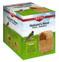 Kaytee Nature's Nest Bamboo Nest - Finch (size: Regular - (3.75"L x 3.75"W x 4.5"H))