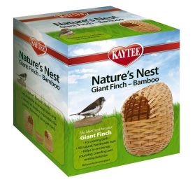 Kaytee Nature's Nest Bamboo Nest - Finch (size: Giant - (5.5"L x 3"W x 6.4"H))