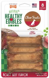 Nylabone Healthy Edibles Wholesome Dog Chews - Roast Beef Flavor (size: Petite (8 Pack))