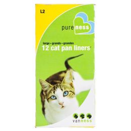 Van Ness Cat Pan Liners (size: Large (12 Pack))