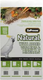 ZuPreem Natural Blend Bird Food - Cockatiel (size: Medium (20 lbs))