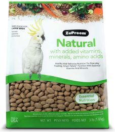 ZuPreem Natural Blend Bird Food - Large Parrot (size: Large (3 lbs))