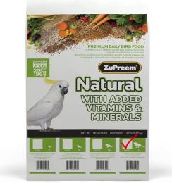 ZuPreem Natural Blend Bird Food - Large Parrot (size: Large (20 lbs))