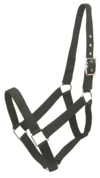 Gatsby Nylon Draft Halter (Color: Black, size: Draft)