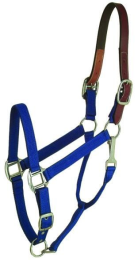 Gatsby Classic Nylon Breakaway Halter With Snap (Color: Royal Blue, size: Cob)