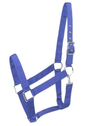 Gatsby Nylon Draft Halter With Snap (Color: Royal Blue, size: Draft)