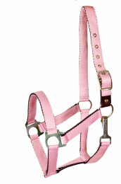 Gatsby Ultra Soft Nylon Safety Halter (Color: Pink, size: Foal)