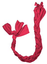 Gatsby Lycra Braid N' Tail Bag (Color: Red, size: Standard)