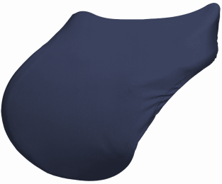 Gatsby 100% Lycra English Saddle Cover (Color: Navy, size: Standard)