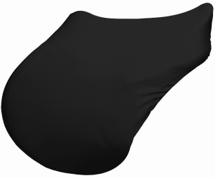 Gatsby 100% Lycra English Saddle Cover (Color: Black, size: Standard)