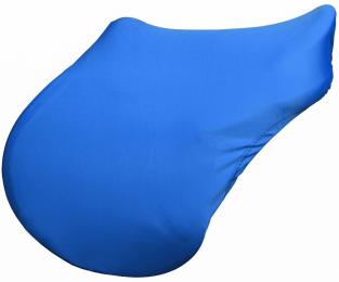 Gatsby 100% Lycra English Saddle Cover (Color: Royal, size: Standard)