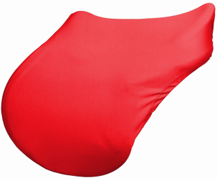 Gatsby 100% Lycra English Saddle Cover (Color: Red, size: Standard)