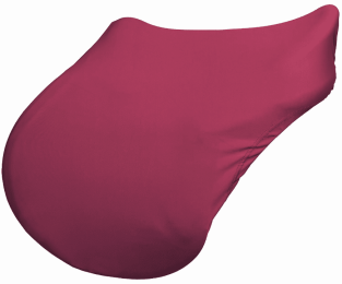 Gatsby 100% Lycra English Saddle Cover (Color: Burgundy, size: Standard)