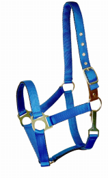 Gatsby Ultra Soft Nylon Safety Halter (Color: Royal Blue, size: Pony)