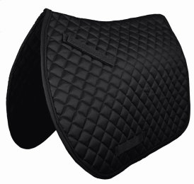 Gatsby Premium All-Purpose Saddle Pad (Color: Black, size: 22")