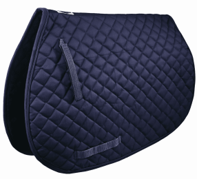 Gatsby Premium All-Purpose Saddle Pad (Color: Navy, size: 22")