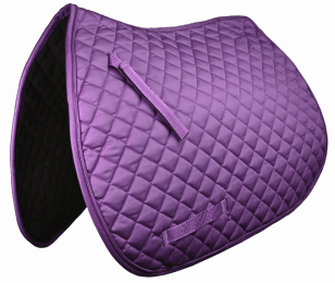 Gatsby Premium All-Purpose Saddle Pad (Color: Purple, size: 22")