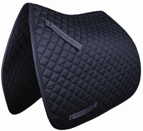 Gatsby Premium Dressage Saddle Pad (Color: Navy, size: 22")