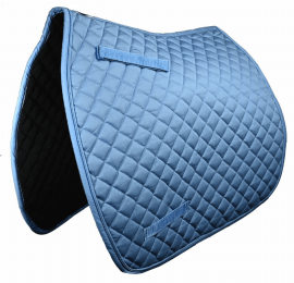 Gatsby Premium Dressage Saddle Pad (Color: Light Blue, size: 22")