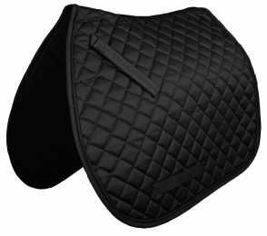 Gatsby Premium Pony Saddle Pad (Color: Black, size: 18.5")