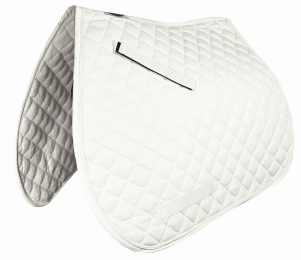 Gatsby Premium Pony Saddle Pad (Color: White, size: 18.5")