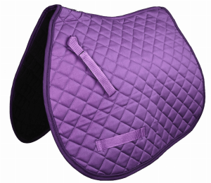 Gatsby Premium Pony Saddle Pad (Color: Purple, size: 18.5")