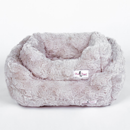 Cuddle Dog Bed (Color: Biscuit, size: small)