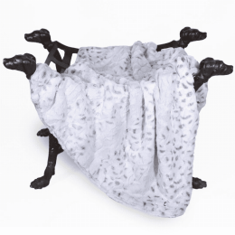 Deluxe Dog Blanket (Color: Pearl Leo, size: large)