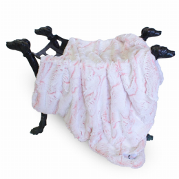 Whisper Dog Blanket (Color: Blossom, size: small)