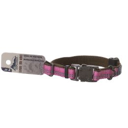 K9 Explorer Reflective Adjustable Dog Collar - Rosebud (size: 8"-12" Long x 5/8 Wide)