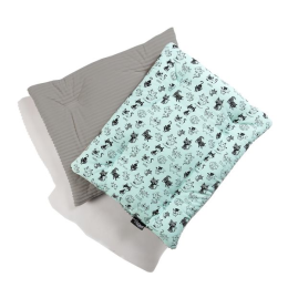 Comfy Mat Pet Bed (Color: Teal Kittens, size: )