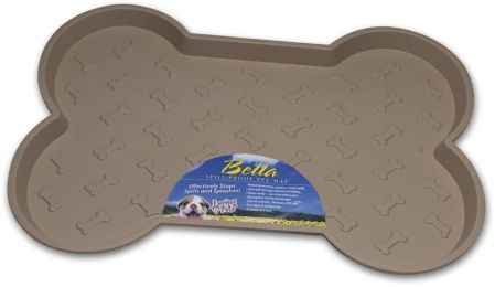 Loving Pets Bella Spill-Proof Dog Mat - Tan (size: Small (18.25"L x 13.25"W))