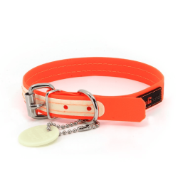 Play Glow Collar (Color: Orange, size: 3/4"x12")