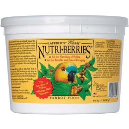 Lafeber Classic Nutri-Berries Parrot Food (size: 3.25 lb Bucket)