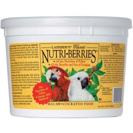 Lafeber Classic Nutri-Berries Macaw & Cockatoo Food (size: 3.5 lb Bucket)