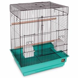 Prevue Square Top Bird Cage (size: Medium - 4 Pack - (18"L x 14"W x 22"H))