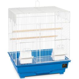 Prevue Square Top Bird Cage (size: Small - 1 Pack - (16"L x 14"W x 18"H))