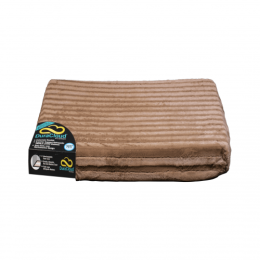 DuraCloud Orthopedic Pet Bed and Crate Pad (Color: Mocha, size: XX-Large)