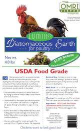 Food Grade Diatomaceous for Poultry (size: 4 lbs)