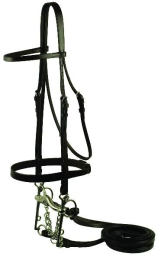 Gatsby Flat Pelham Bridle (Color: Havanna, size: Horse)