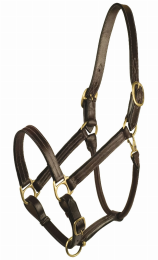 Gatsby Premium Adjustable Triple Stitched Halter (Color: Havana, size: Oversize)