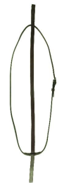 Gatsby Flat Standing Martingale (Color: Havanna, size: Cob)