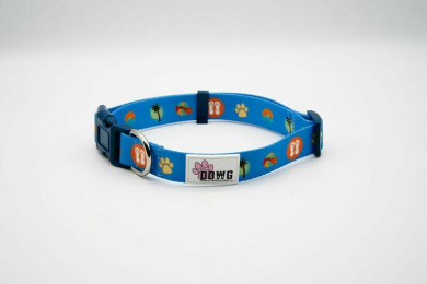 The Dowg Dog Collar (Color: Beach Blue, size: Small/Medium)