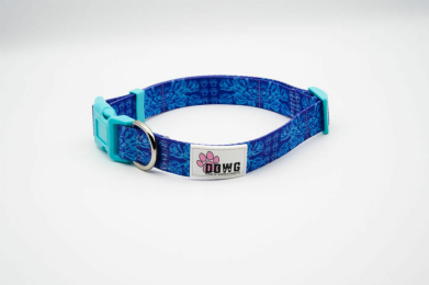 The Dowg Dog Collar (Color: Paws and Petals, size: Small/Medium)