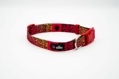 The Dowg Dog Collar (Color: Ruff And Rouge, size: S)