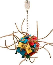 Zoo-Max Fire Ball Bird Toy (size: Small 12"L x 9"W)